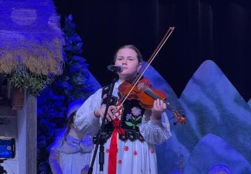 WYSTĘP WERONIKI FLOREK W KONKURSIE KOLĘD I PASTORAŁEK 